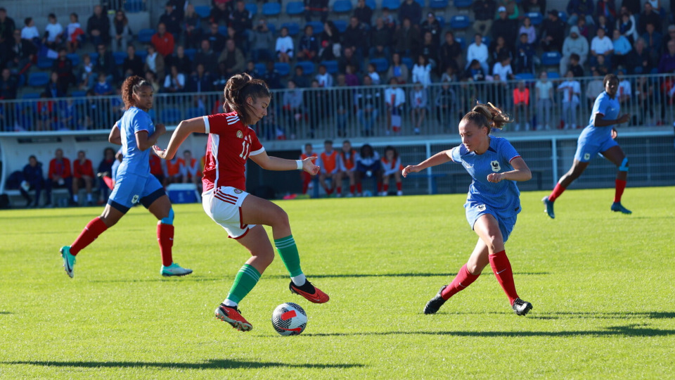 Női U19: Küzdelmes mérkőzésen egygólos vereség a franciák ellen