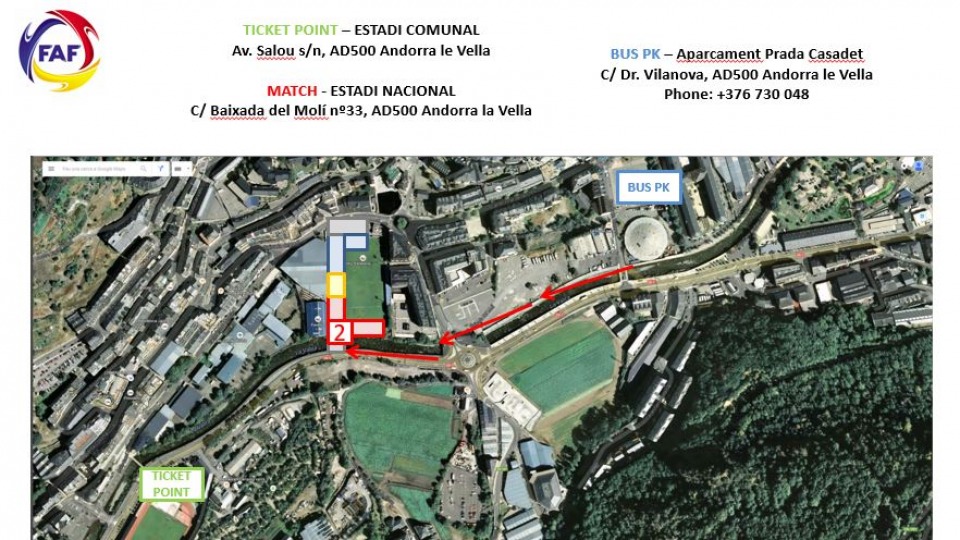 Szurkolói tájékoztatás az Andorra elleni vb-selejtező előtt