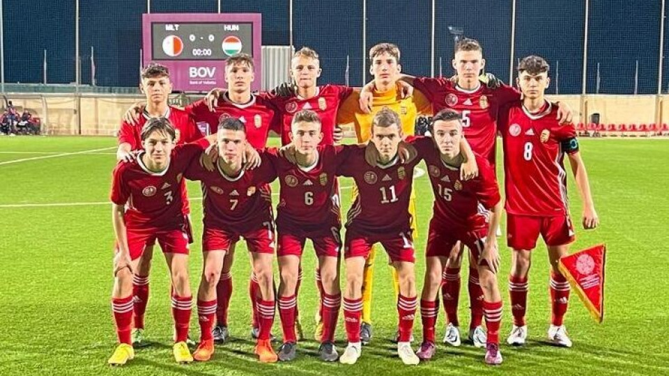 Döntetlent játszottak Máltán az U15-ösök