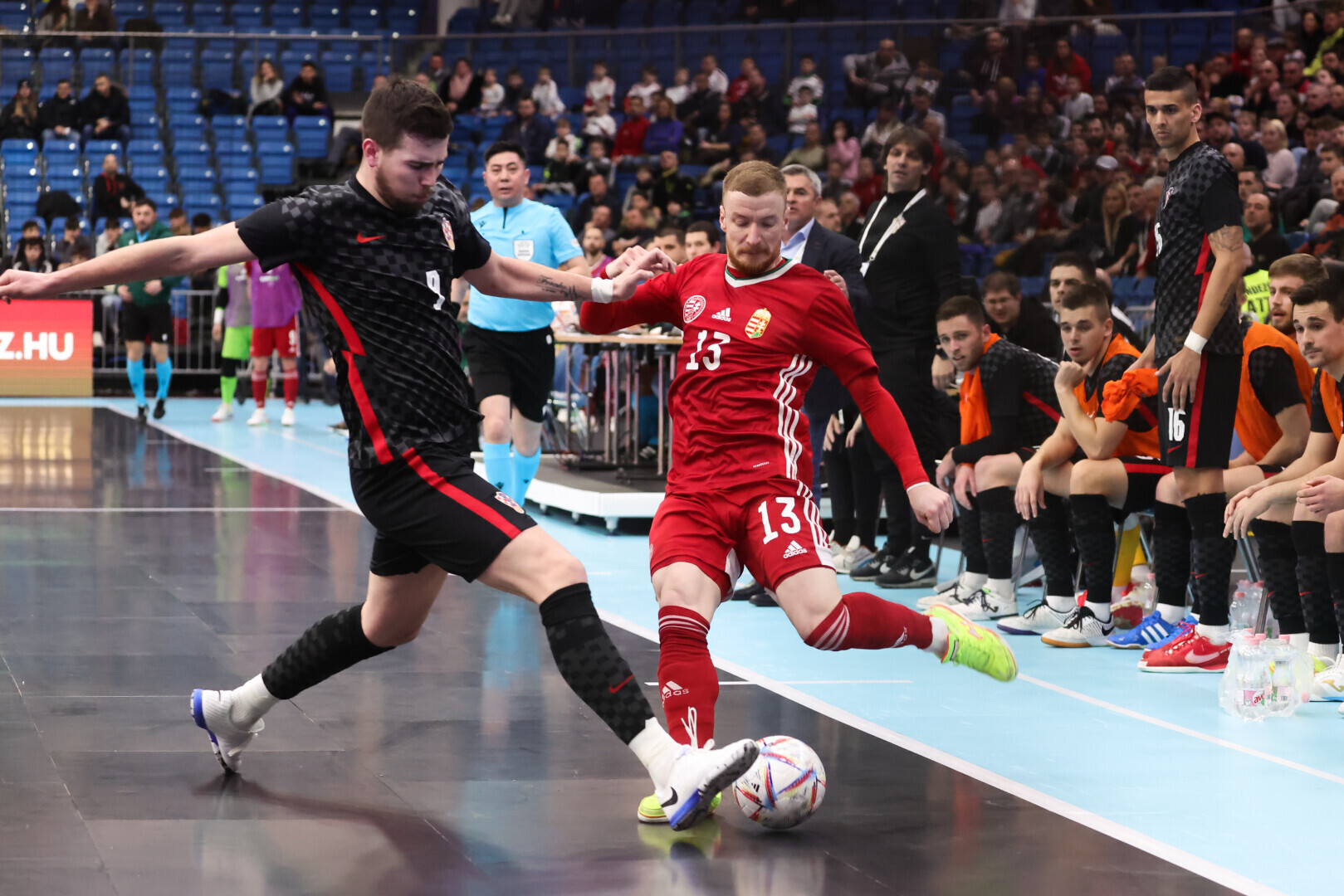 Jó játék és döntetlen a horvátok ellen Debrecenben