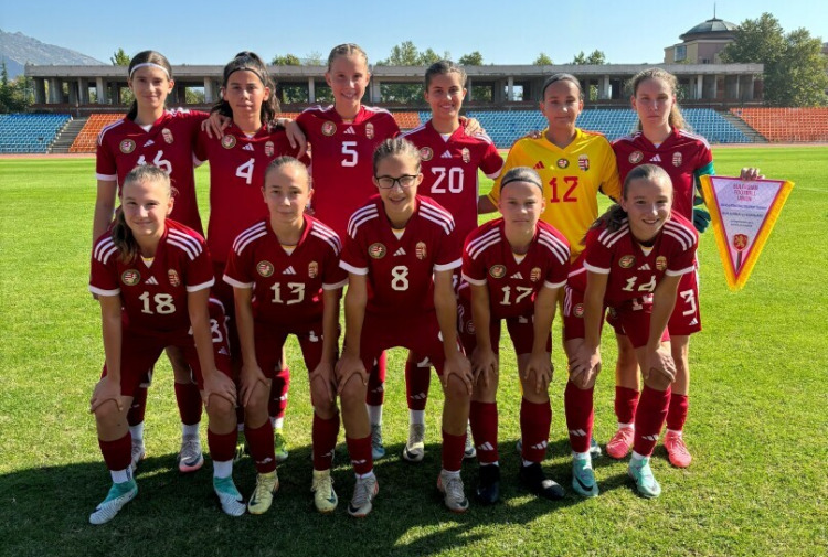 Győzelemmel debütált a nemzetközi porondon a női U15-ös válogatott