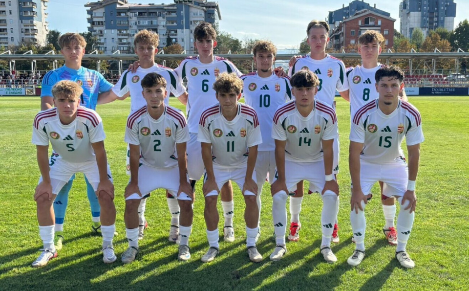 Döntetlent játszottak Szkopjéban az U18-asok