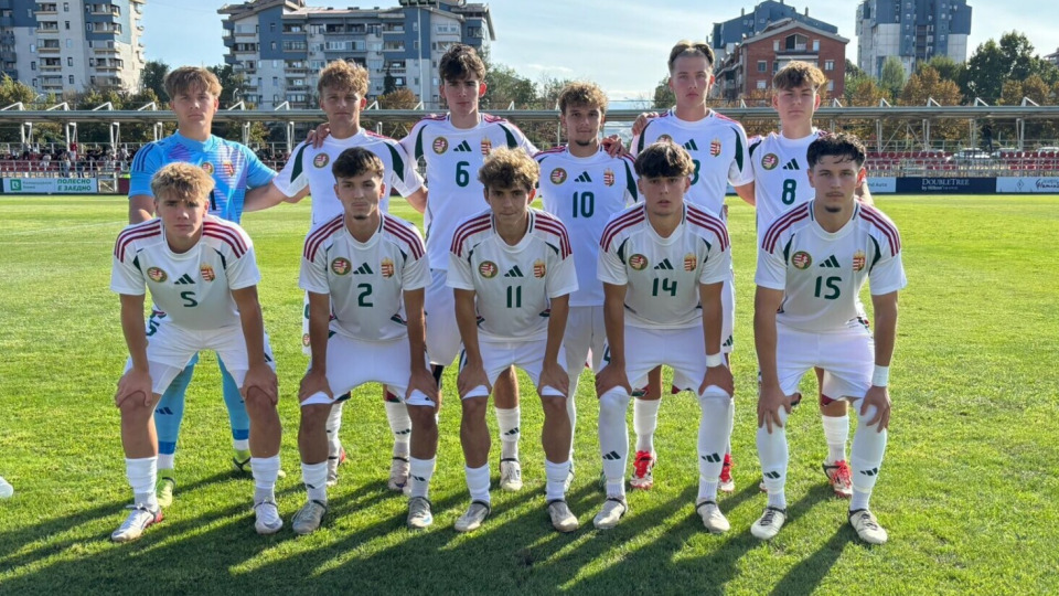 Döntetlent játszottak Szkopjéban az U18-asok
