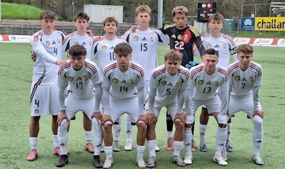 Kétgólos hátrányból állt fel, döntetlennel kezdett a magyar U18-as válogatott